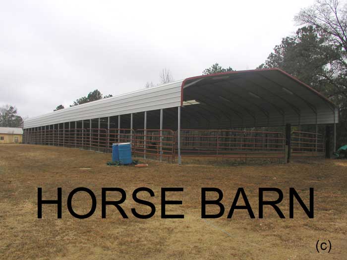 Steel Horse Barn - Large Commercial